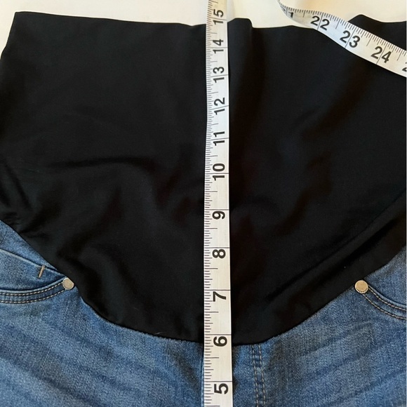 Liverpool The Crop Maternity Jeans Lanier Mid Wash Size 6/28 - Picture 11 of 12